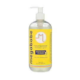 Megababe Squeaky Clean Hand Sanitizer Pump 16oz