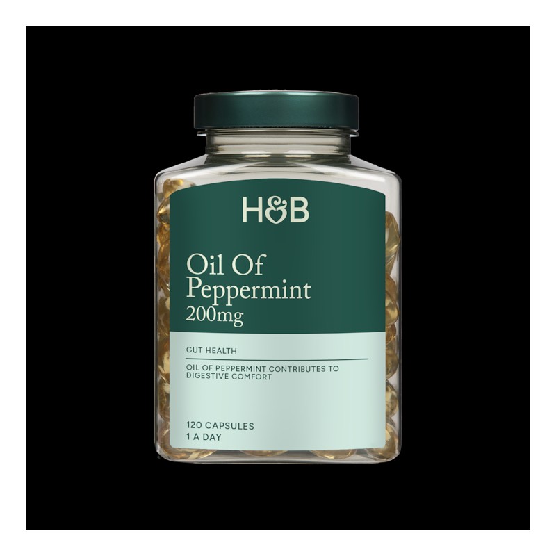 Holland & Barrett Oil of Peppermint 200mg 60 Capsules