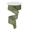 Expressions Solid Wired Edge Ribbon (1.5", Fern Green) - 10 Yards : RG12112Y