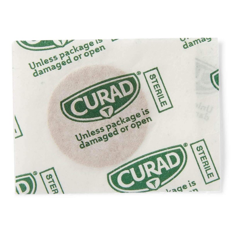 Curad Flex Fabric Spot Adhesive Bandages, Bandage Diameter is 7/8"