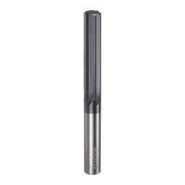 HARFINGTON Carbide Chucking Reamer 0.282"(7.16mm) Dia Straight Flute Straight Shank Machine Reamer Tool for Metal and Lathes CNC Machining Centers, Black