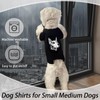 XPUDAC 4 Pack Dog Shirts Soft Boy Dog Clothes for