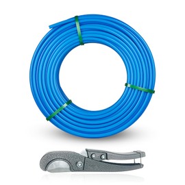 1/2 Inch PEX-A Pipe, 100 ft Pex A Tubing Blue for Hot/Cold Water Plumbing Application with a Pipe Cutter