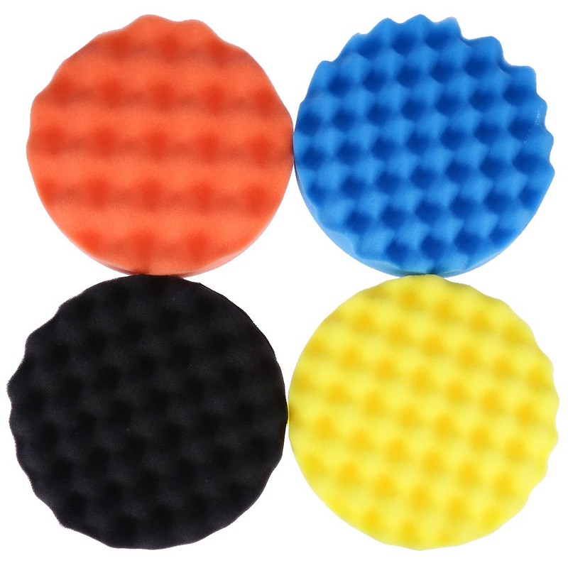 Vkinman 7inch(180mm) Car Sponge Buffing Pad Soft Wave Foam Pad