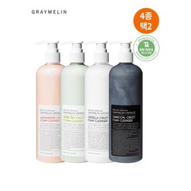 Half Club/Greymelin Crazy Large Capacity Foam Cleansing 500ml 4 Types 1+1 (Select 2) / 그레이멜린 크레이지 대용량 폼 클렌징 500ml 4종 1+1 (택2)