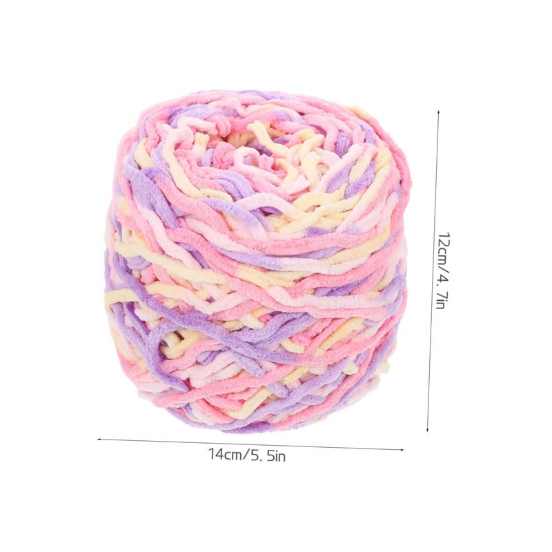 Gadpiparty 1roll Chunky Crochet Yarn for Projects Soft Skin-Friendly Yarn
