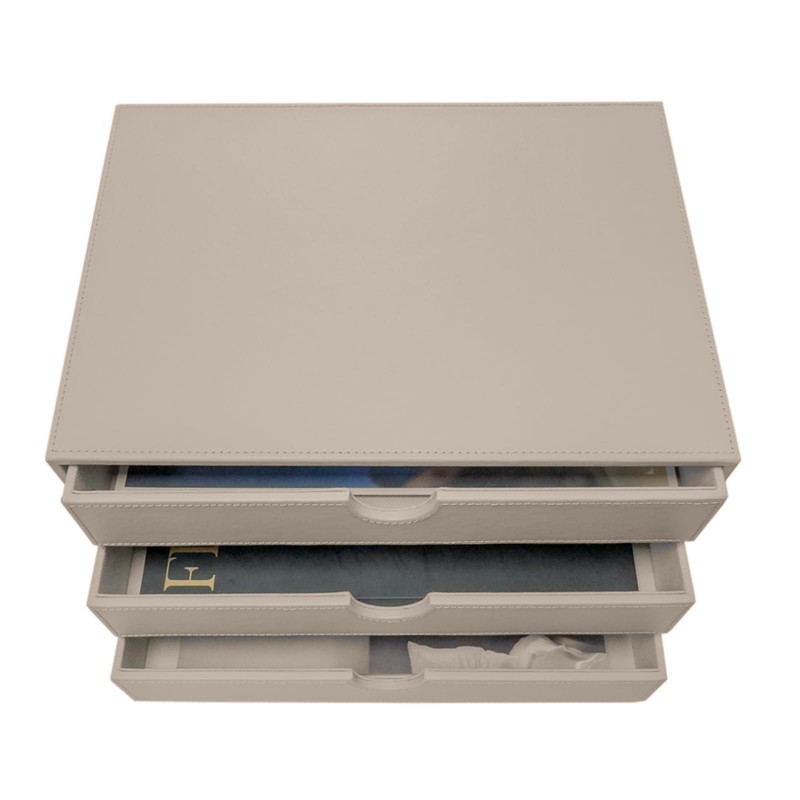 UnionBasic Document Organizer, 3-Drawer File Cabinet Document Storage Box, Office