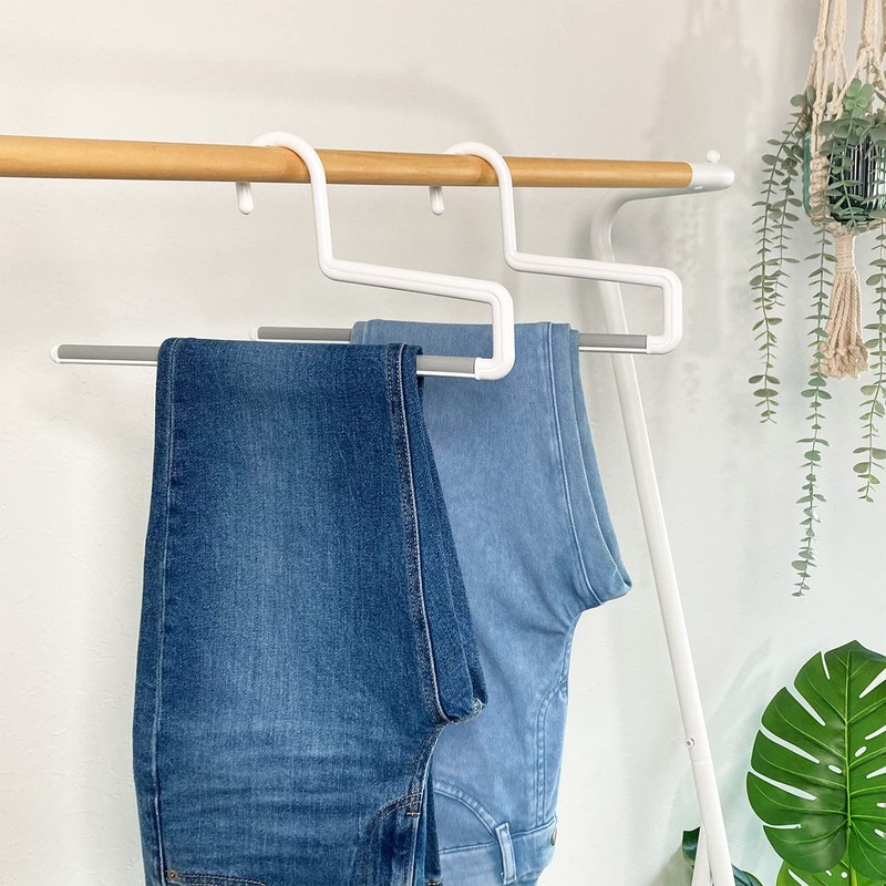 Mono Closet Bottom Bar Hanger White