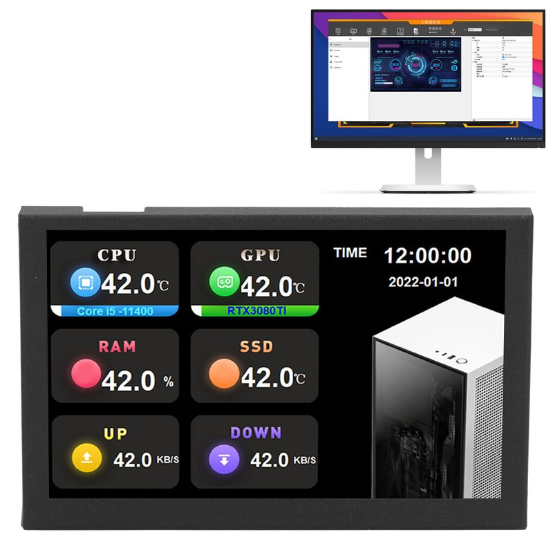 IPS USB Mini Screen 5 Inch 800x480 Resolution Type C