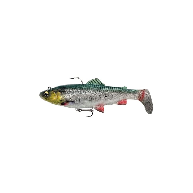 Savage Gear 4D Trout Rattle Shad Fishing Hook (Green Silver-20.5cm-120g)