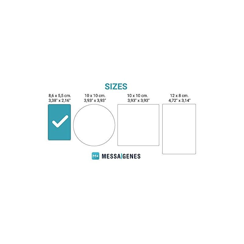 MESSAGENES | YouTube Sticker | 1 Unit Card Size |
