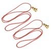 2Pcs Buddhist Pendant Vairocana Stupa Shaped Buddhism Necklace Clothing Bag