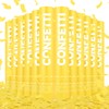 Confetti Cannon Yellow Biodegradable Confetti Poppers 12Pack Party Poppers Shooters
