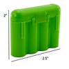 100 EBC Battery AA AAA CR123A Green Battery Holder Storage