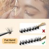 QUEWEL QUEWEL Lash Clusters 240Pcs Individual Lashes 30D 0.07C Curl