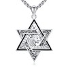 CUOKA MIRACLE Religious Protector Necklace 925 Sterling Silver Medal Pendant