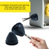 12PCS 1"(25mm) Rubber Grommets Firewall Plug Grommet for Wiring Protection,