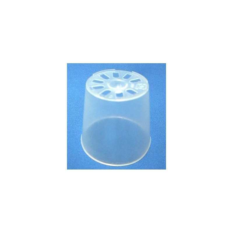 Translucent Plastic Pot, 2.4 inches (6 cm), 10 Pieces