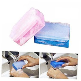 BIUDECO 5pcs Tactile Sense Trainers Massage Brush for Touch Development Soft Sponge Bath Brushes Colors Yellow White Green Blue Pink for Sensory Skill Enhancement