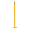 Vestil BOL-36-2 Yellow Powder Coat Pipe Safety Bollard, Steel, 1-3/4"