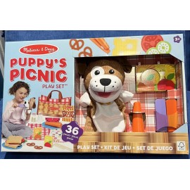 Melissa & Doug NEW Melissa & Doug Puppys Picnic play set child can have pretend picnic - Toy