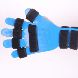 HAMUHA Finger Splint Fingerboard Finger Separator Orthotics Points Hand Wrist Training Orthosis Device Brace Flex Spasm Extension Board Splint Apoplexy Hemiplegia Right Left (Left hand)