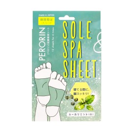 Perolin Soles Sap Sheet, 12 Sheets (6 Doses) Eucalyptus Mint