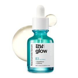 GANGNAM GLOW Niacinamida B3 Serum 1.01 fl oz | Pore Minimizer Glutathione Serum ,Vitamin B3 & Multi Peptide, Glow Facial Serum for Dark Spots, Glass S