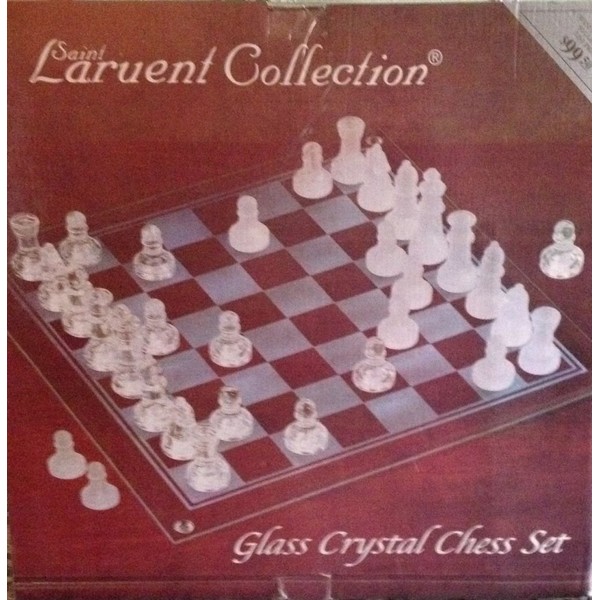 Saint Laruent Collection Glass Crystal Chess Set
