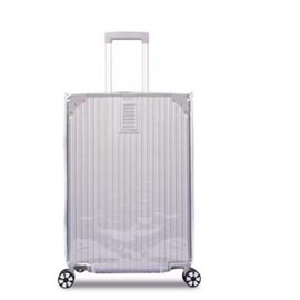 Thickened Travel Luggage Cover with Strap, Waterproof Suitcase Protective Cover, Clear Luggage Case Protector Bag, Dustproof Anti Scratch Travel Suitcase Cover for Luggage (Small)