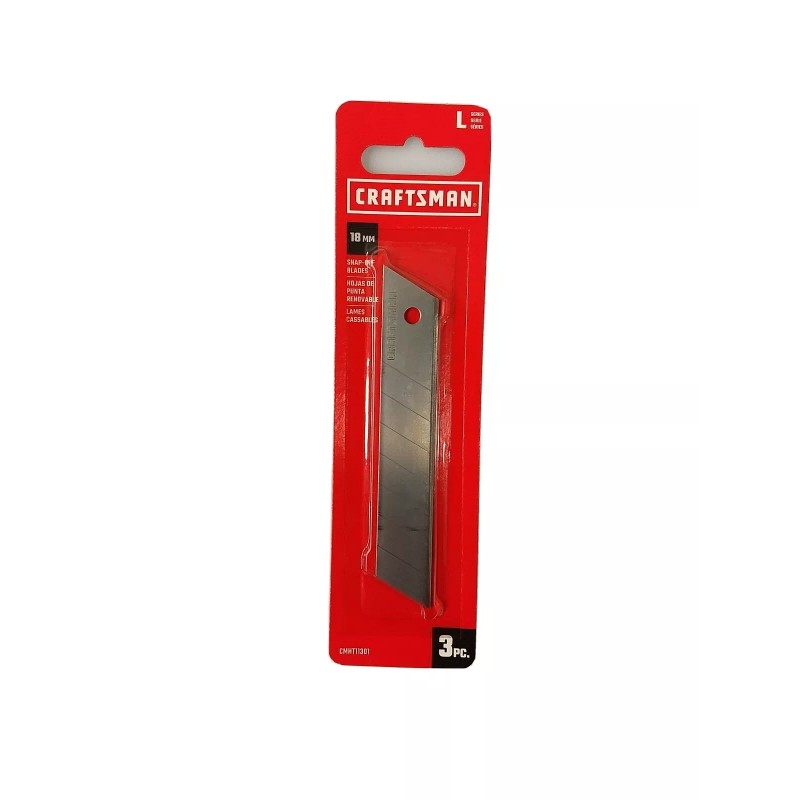 Craftsman 18 MM 3 Snap Off Blades Utility Knife Box