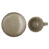 Marui MR-3-4384 Shigaraki Ware Loofah Cup & Saucer, Capacity Approx.