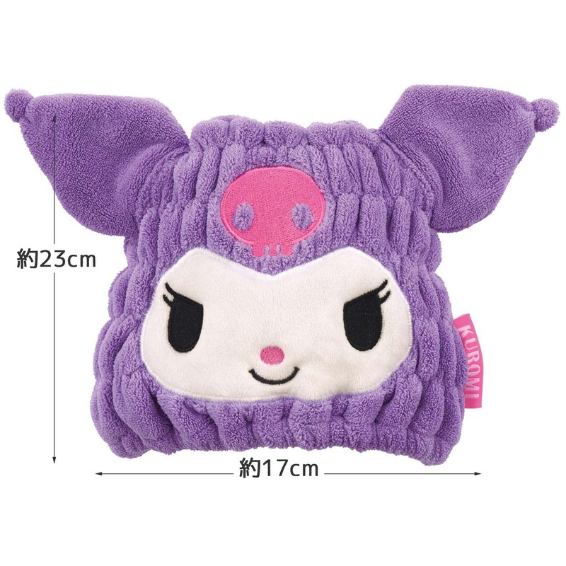Skater TOC11-A Water Absorption Quick-Drying Animal Towel Cap, Chromi, Sanrio,