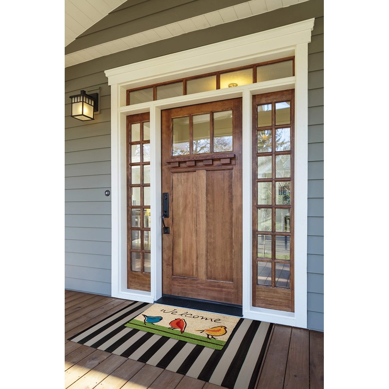 DII Natural Coir Doormat Outdoor Welcome Mat, 17x29, for The