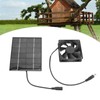 Solar Panel Fan Exhaust Air Ventilation Heat Dissipation Tool for
