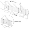 WEBI Coat Rack Wall Mounted,Coat Hooks Wall Mounted White,Coat Hanger