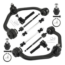 KAX Front Upper Control Arm w/Ball Joint&Tie Rod End for For-d Ranger RWD 98-11, Ma-zda B2300 01-09, B2500 B3000 B4000, (1pc design w/Front Coil Susp. Only) Suspension Kit K80054 K80052 10pcs