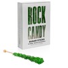 Green Rock Candy Sugar Sticks - Green Apple Flavored -