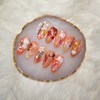 [Handmade Nail Tips] Tea Flower - Coffin Egg / [수제네일팁]