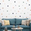 330Pcs Watercolour Dots Wall Stickers, Dots Wall Decal，Kids room wall