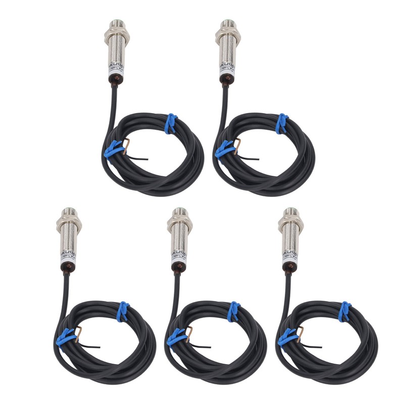 5PCS Approach Sensor M12 X 1 Non Embedded IP65 Waterproof