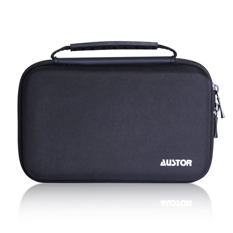 AUSTOR Hard Carrying Case for New 3DS XL Black/Blue, Blue