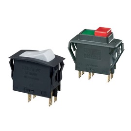 Circuit Breaker Thermal 8A 250V AC 50V DC Pushbutton Panel Mount 3120-F32F-P7T1-SGRXG4-8A