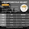 KRN Youth Kids Off-Road Helmet ATV Helmet DOT Approved- Motorcycle