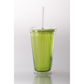 Quest Tumbler with straw lemon
