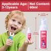 NOHOO Fluoride Free Foam Toothpaste Kids Fruit Flavour,Natural Training Toothpaste
