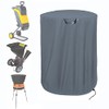 TORUTA Wood Chipper Shredder Mulcher Cover - 33" x 45" (600D Heavy-Duty Oxford Cloth) Waterproof, Sun-Proof, dust-Proof Protection - Grey