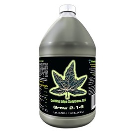 Cutting Edge Solutions Grow:2203 Grow 2-1-6 Hydroponic Nutrients, 1-Gallon