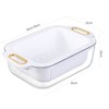 Extendable Over Sink Colander Double Layers Retractable Drainer Basket for