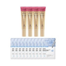 AHC Eye Cream Season 12 40ml x4 + Moisture Mask 10 sheets / AHC 아이크림 시즌12 40ml x4 + 모이스처 마스크 10매